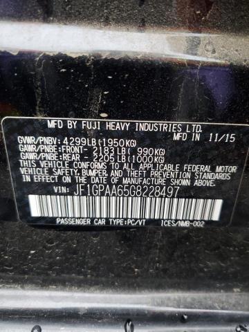 Photo 14 from auction – 2016 SUBARU IMPREZA with VIN JF1GPAA65G8228497