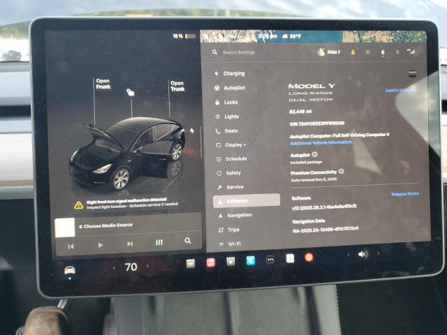 Photo 9 from auction – 2023 TESLA MODEL Y with VIN 7SAYGDEE3PF910038