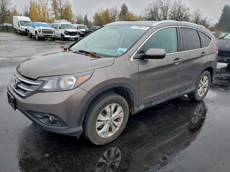 HONDA CR-V EXL 2014 with VIN 2HKRM4H71EH619639 - Photo from auction