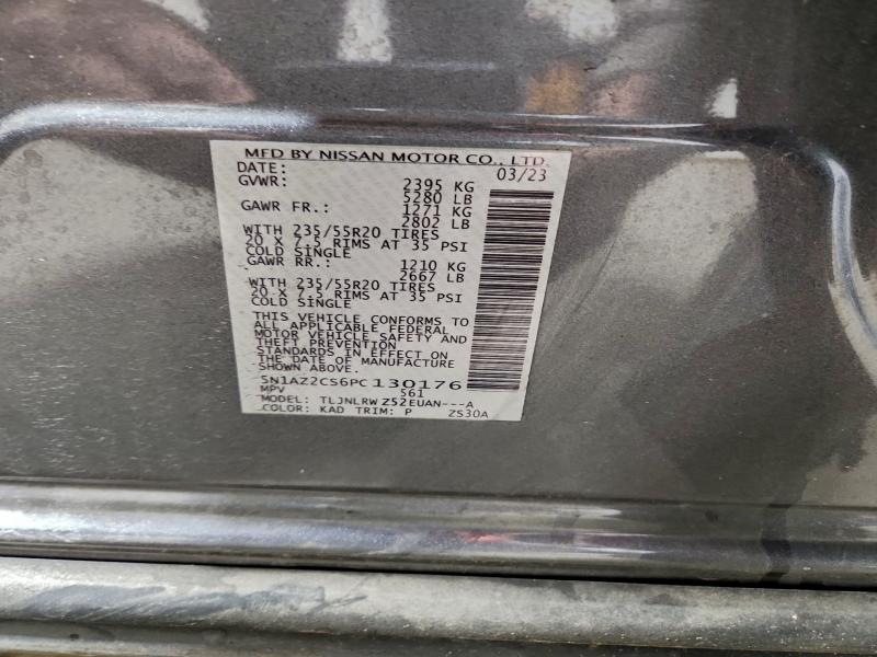 Photo 14 from auction – 2023 NISSAN MURANO SL with VIN 5N1AZ2CS6PC130176