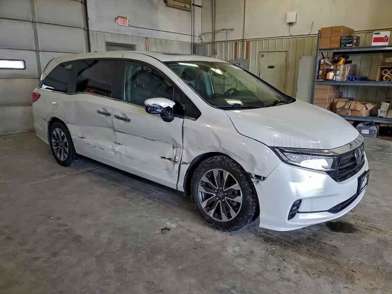 Photo 4 from auction – 2022 HONDA ODYSSEY EX with VIN 5FNRL6H77NB032309