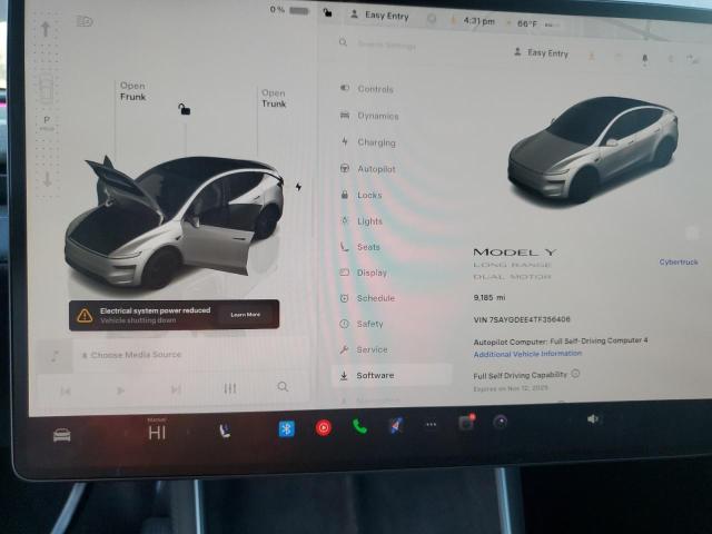 Photo 9 from auction – 2026 TESLA MODEL Y with VIN 7SAYGDEE4TF356406