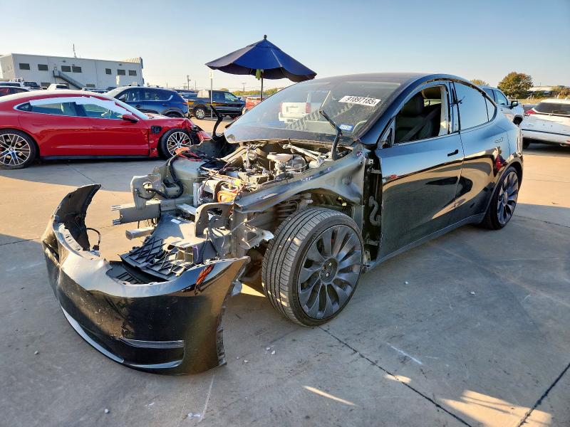 TESLA MODEL Y 2021 with VIN 5YJYGDEF6MF251986 - Photo from auction