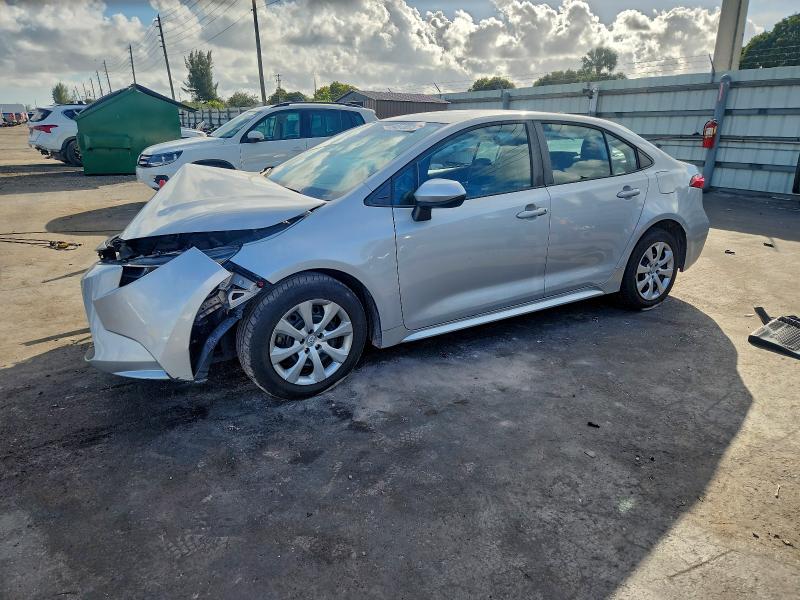 TOYOTA COROLLA LE 2021 with VIN 5YFEPMAE7MP259454 - Photo from auction