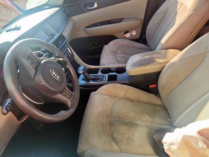 Photo 7 from auction – 2016 KIA OPTIMA with VIN 5XXGT4L31GG024772