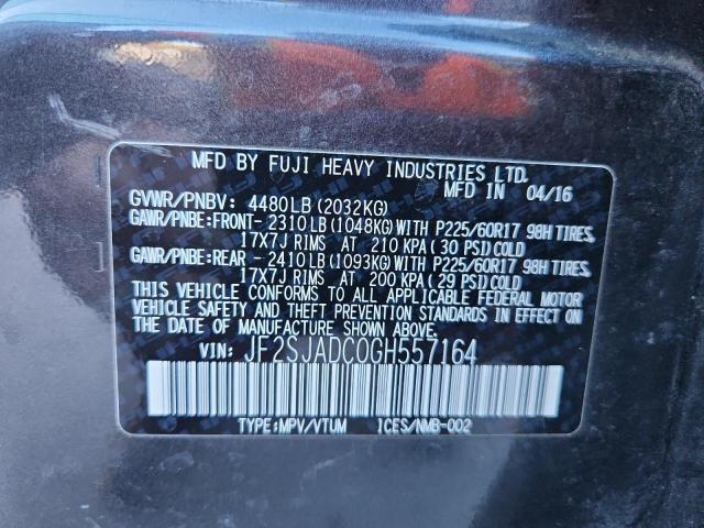 Photo 14 from auction – 2016 SUBARU FORESTER 2 with VIN JF2SJADC0GH557164