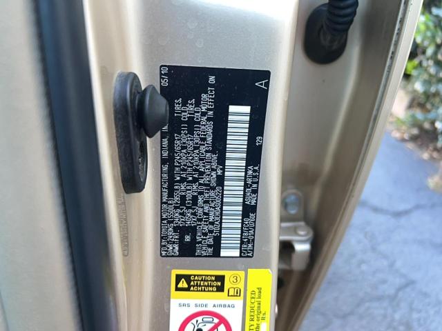 Photo 10 from auction – 2010 TOYOTA HIGHLANDER with VIN 5TDZA3EH0AS005220