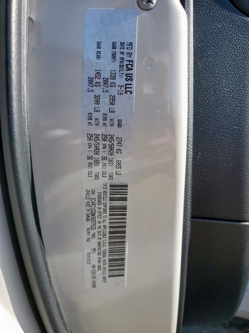 Photo 14 from auction – 2019 CHRYSLER PACIFICA L with VIN 2C4RC1GG8KR657533