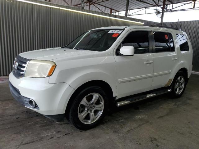 HONDA PILOT EXLN 2013 with VIN 5FNYF3H74DB015306 - Photo from auction