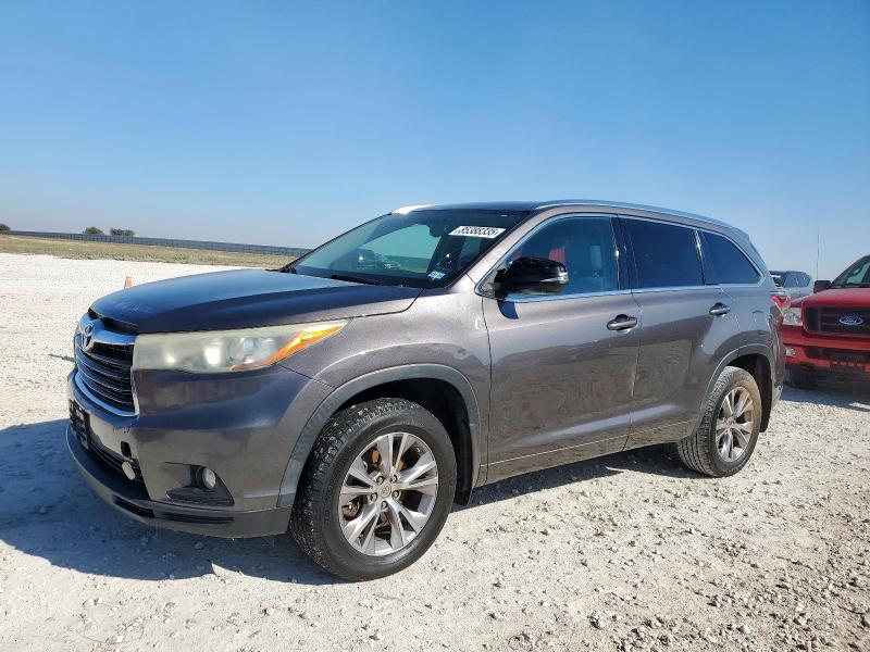 TOYOTA HIGHLANDER 2015 with VIN 5TDKKRFH8FS118971 - Photo from auction