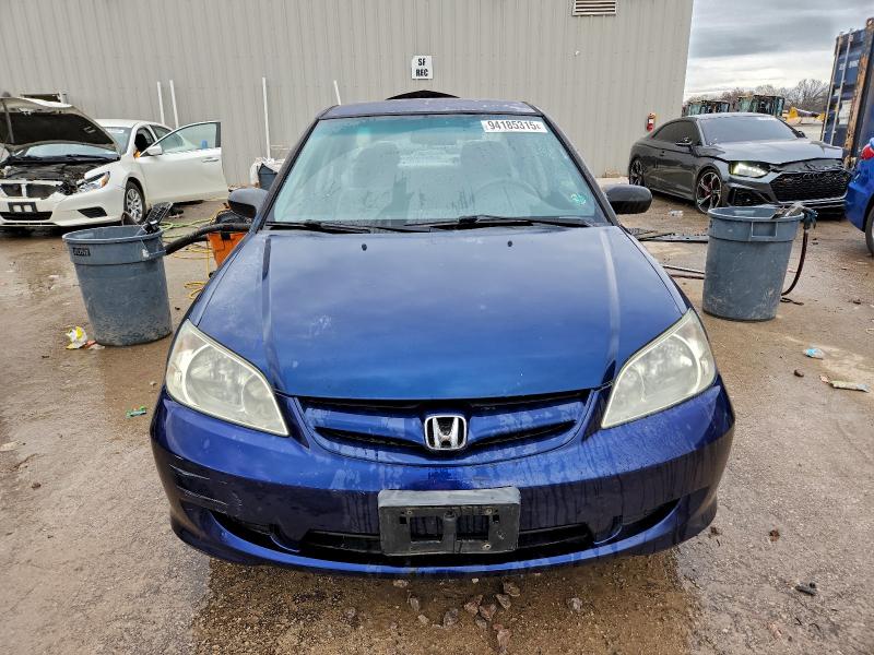 Photo 5 from auction – 2005 HONDA CIVIC LX with VIN 2HGES16615H565086