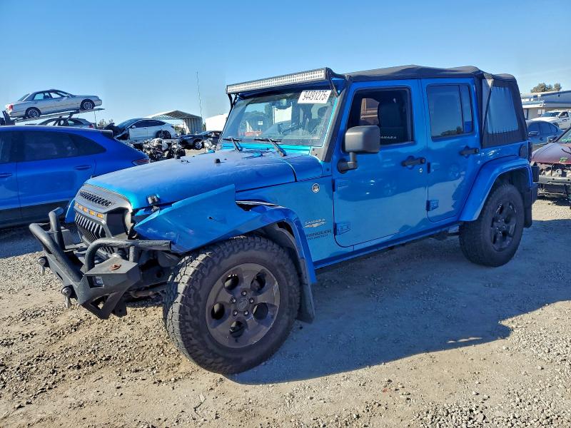 JEEP WRANGLER U 2015 with VIN 1C4BJWEG3FL767086 - Photo from auction
