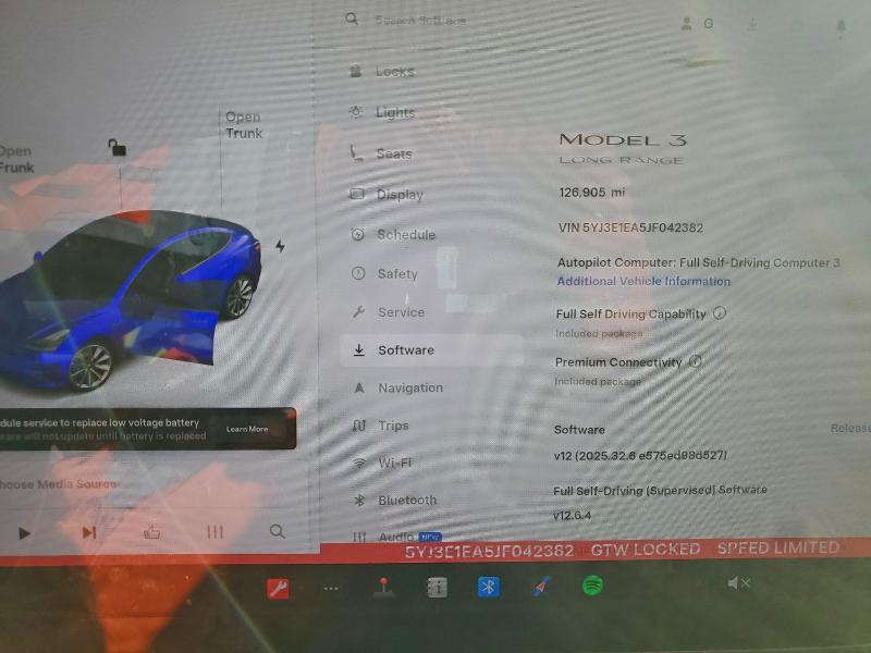Photo 9 from auction – 2018 TESLA MODEL 3 with VIN 5YJ3E1EA5JF042382