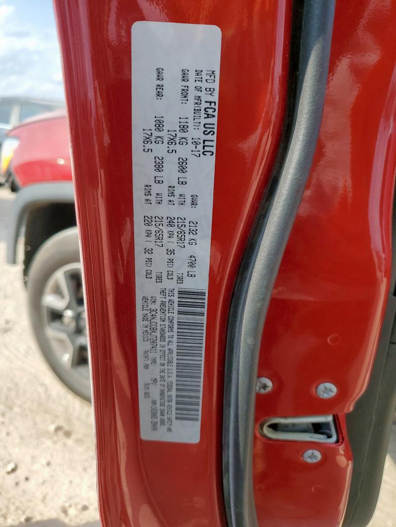 Photo 14 from auction – 2018 JEEP COMPASS TR with VIN 3C4NJDDBXJT207411