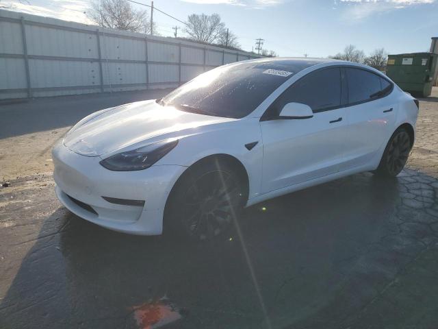 TESLA MODEL 3 2022 with VIN 5YJ3E1EC3NF261848 - Photo from auction