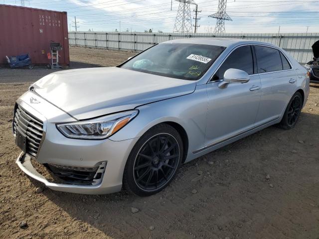 GENESIS G90 PREMIU 2017 with VIN KMHG34JA2HU034946 - Photo from auction