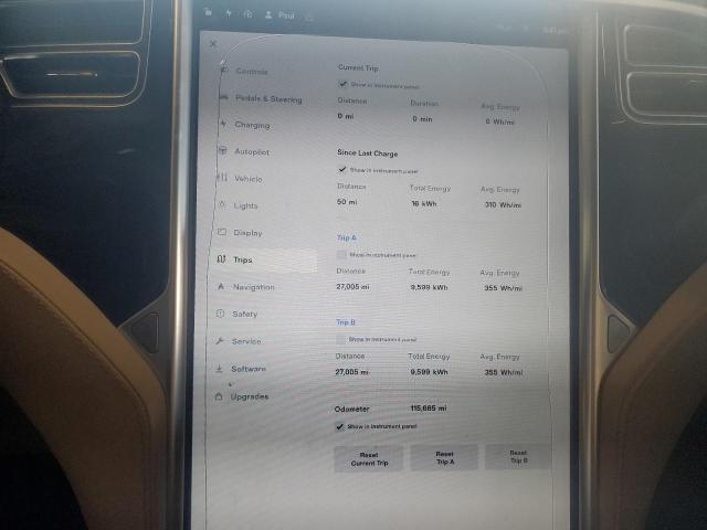 Photo 9 from auction – 2016 TESLA MODEL S with VIN 5YJSA1E21GF142827