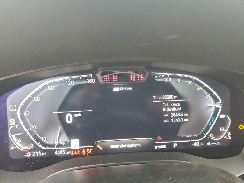 Photo 9 from auction – 2022 BMW 530XE with VIN WBA33AG08NCK69852