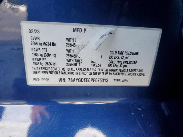 Photo 14 from auction – 2023 TESLA MODEL Y with VIN 7SAYGDEE6PF675313