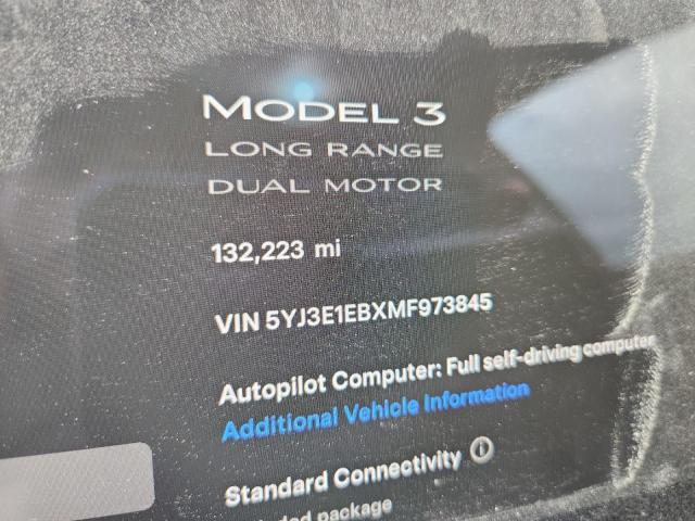 Photo 9 from auction – 2021 TESLA MODEL 3 with VIN 5YJ3E1EBXMF973845