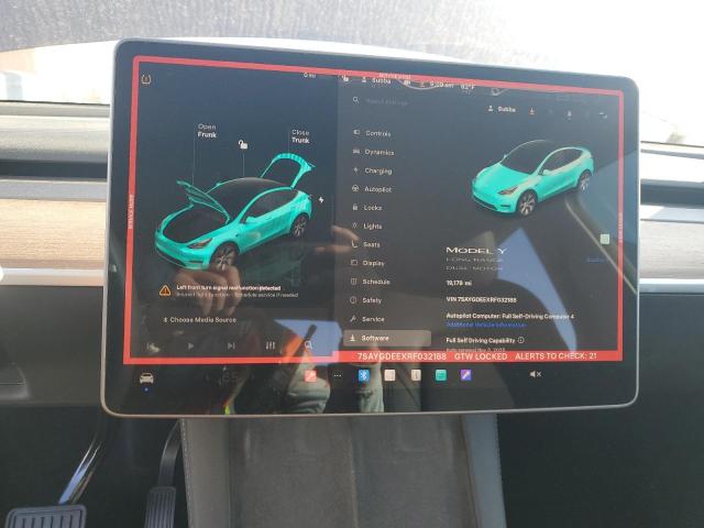 Photo 9 from auction – 2024 TESLA MODEL Y with VIN 7SAYGDEEXRF032188