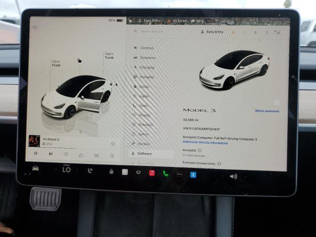 Photo 9 from auction – 2023 TESLA MODEL 3 with VIN 5YJ3E1EA8PF501817