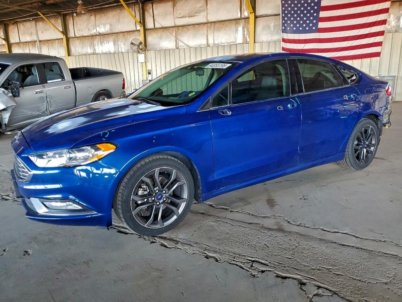 FORD FUSION SE 2018 with VIN 3FA6P0HD7JR150188 - Photo from auction
