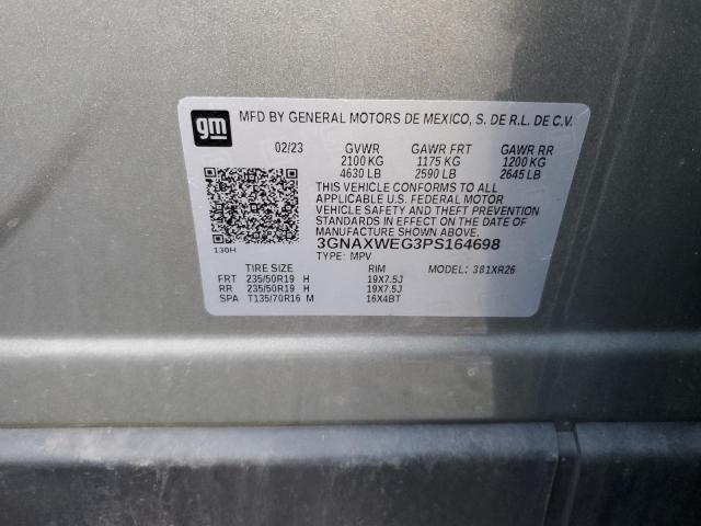 Photo 14 from auction – 2023 CHEVROLET EQUINOX RS with VIN 3GNAXWEG3PS164698