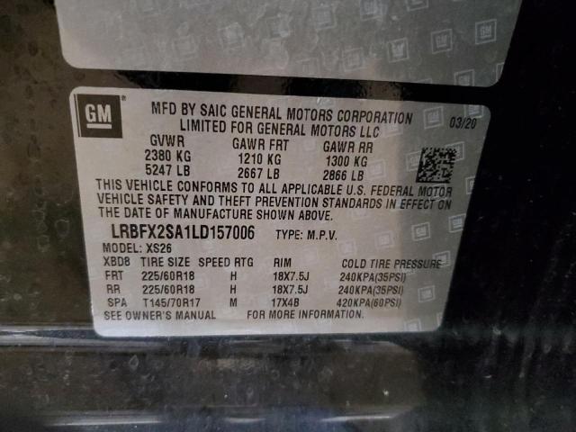 Photo 14 from auction – 2020 BUICK ENVISION E with VIN LRBFX2SA1LD157006