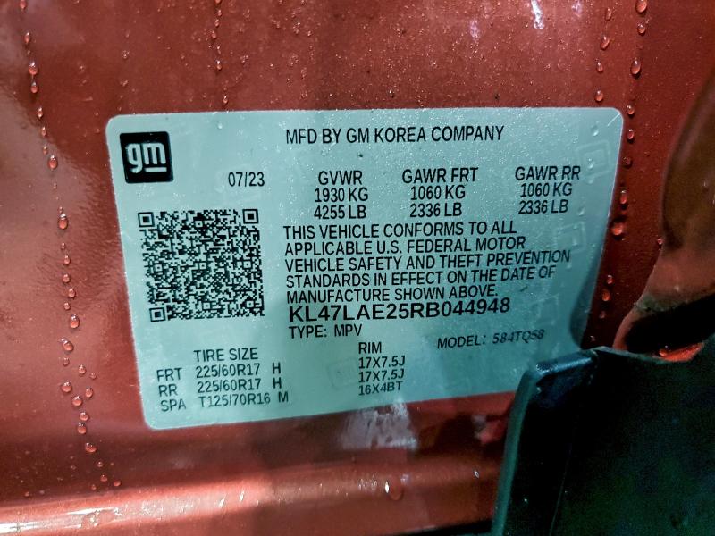 Photo 14 from auction – 2024 BUICK ENVISTA PR with VIN KL47LAE25RB044948