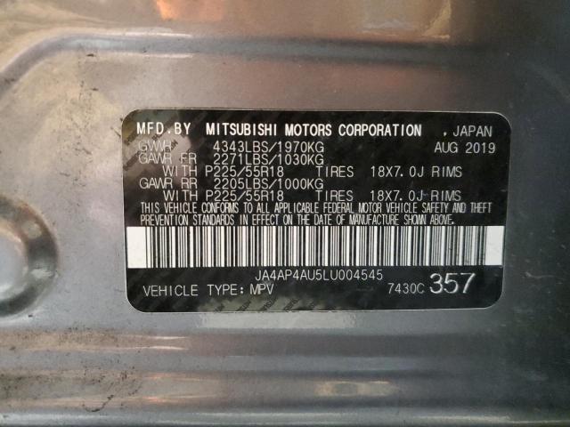 Photo 14 from auction – 2020 MITSUBISHI OUTLANDER with VIN JA4AP4AU5LU004545