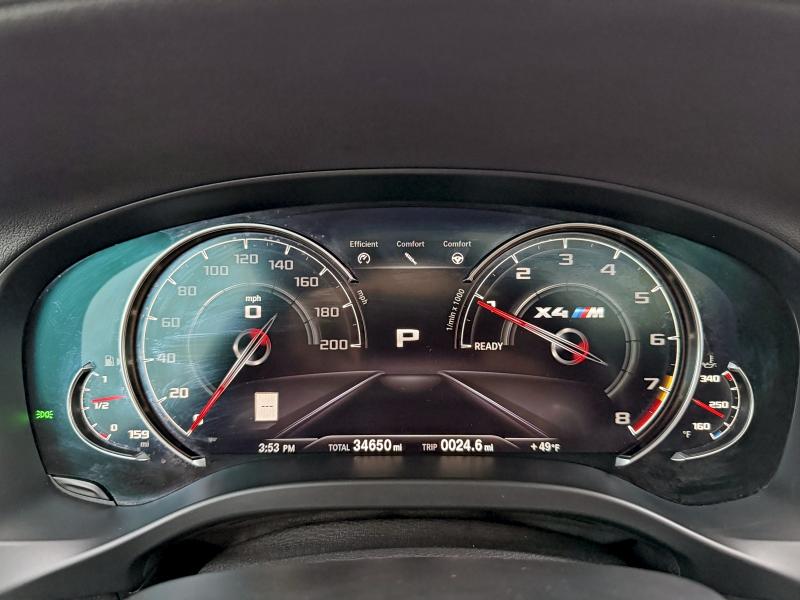 Photo 8 from auction – 2020 BMW X4 M COMPE with VIN 5YMUJ0C08LLU67316