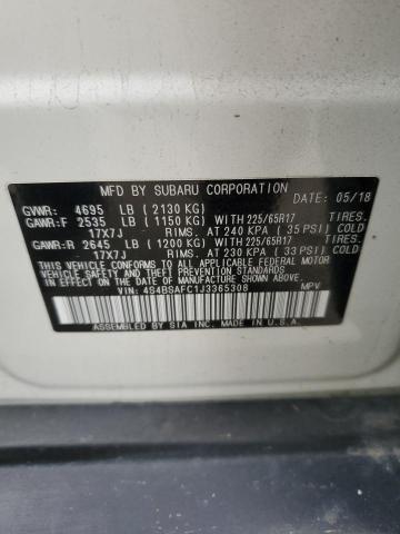 Photo 14 from auction – 2018 SUBARU OUTBACK 2. with VIN 4S4BSAFC1J3365308
