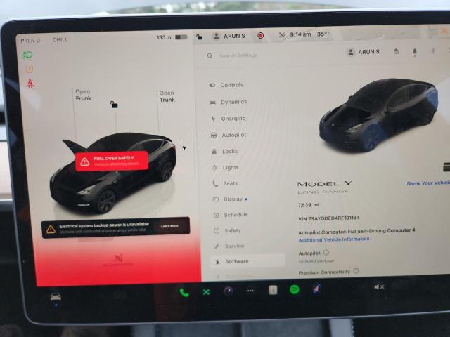 صورة رقم 9 من المزاد - 2024 TESLA MODEL Y مع VIN 7SAYGDED4RF191134