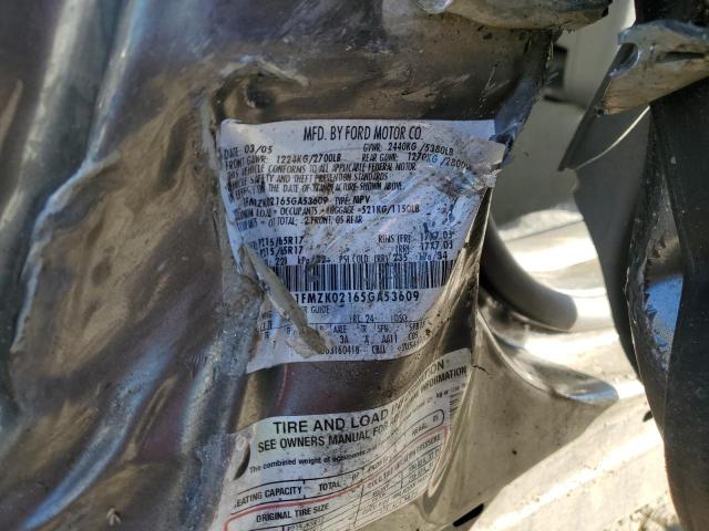 Photo 14 from auction – 2005 FORD FREESTYLE with VIN 1FMZK02165GA53609