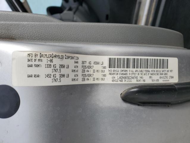 Photo 14 from auction – 2006 JEEP CHEROKEE with VIN 1J4GR48K56C240745