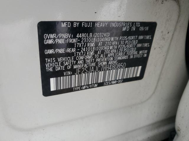 Photo 14 from auction – 2017 SUBARU FORESTER 2 with VIN JF2SJAJC7HH480850