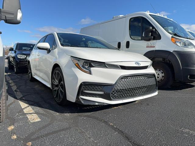 TOYOTA COROLLA SE 2021 with VIN 5YFS4MCE3MP086069 - Photo from auction