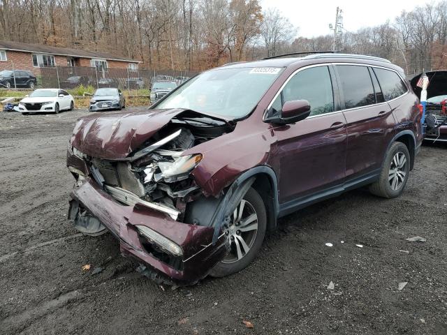 HONDA PILOT EX 2016 with VIN 5FNYF6H41GB036240 - Photo from auction