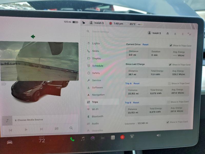 Photo 9 from auction – 2019 TESLA MODEL 3 with VIN 5YJ3E1EB3KF390675