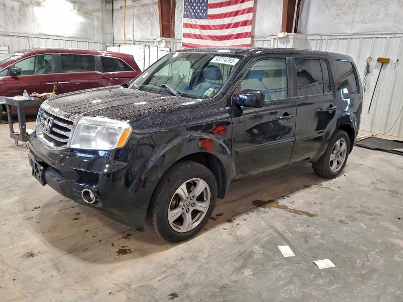HONDA PILOT EXL 2014 with VIN 5FNYF4H67EB023351 - Photo from auction