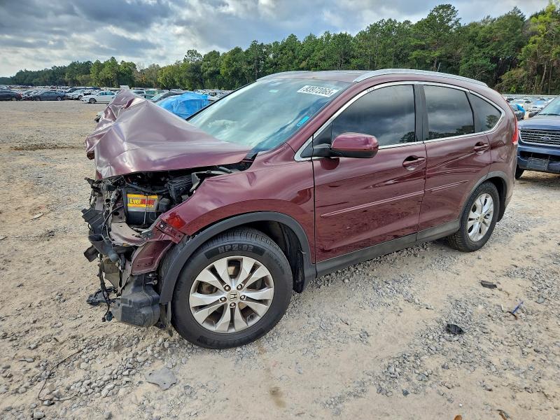 HONDA CR-V EXL 2014 with VIN 5J6RM4H73EL002233 - Photo from auction