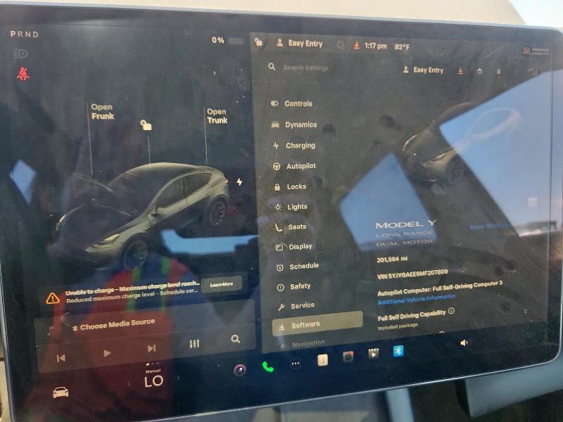 Photo 9 from auction – 2021 TESLA MODEL Y with VIN 5YJYGAEE9MF207809