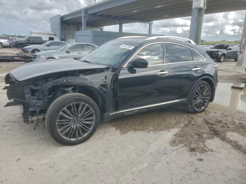 INFINITI QX70 2017 with VIN JN8CS1MW5HM413987 - Photo from auction