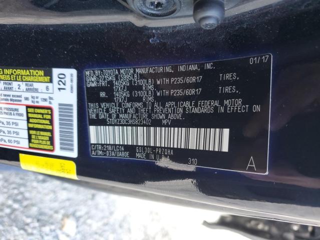Photo 14 from auction – 2017 TOYOTA SIENNA XLE with VIN 5TDYZ3DC3HS823402