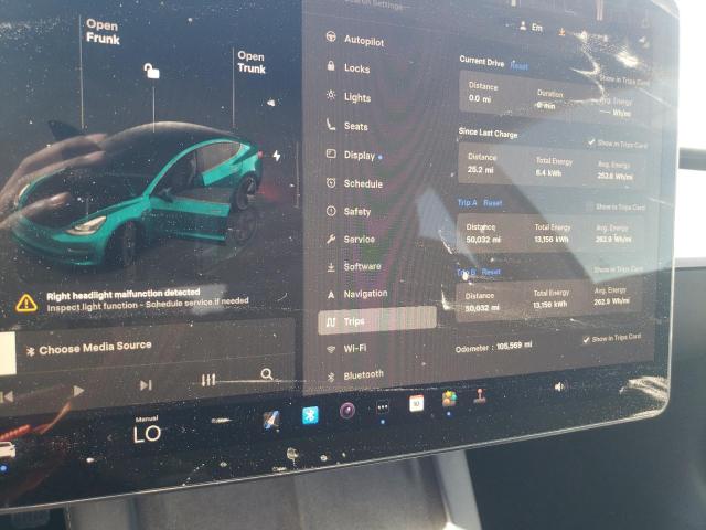 Photo 9 from auction – 2022 TESLA MODEL 3 with VIN 5YJ3E1EA7NF369436