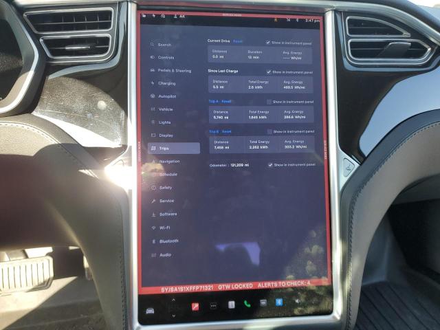Photo 9 from auction – 2015 TESLA MODEL S 60 with VIN 5YJSA1S1XFFP71321