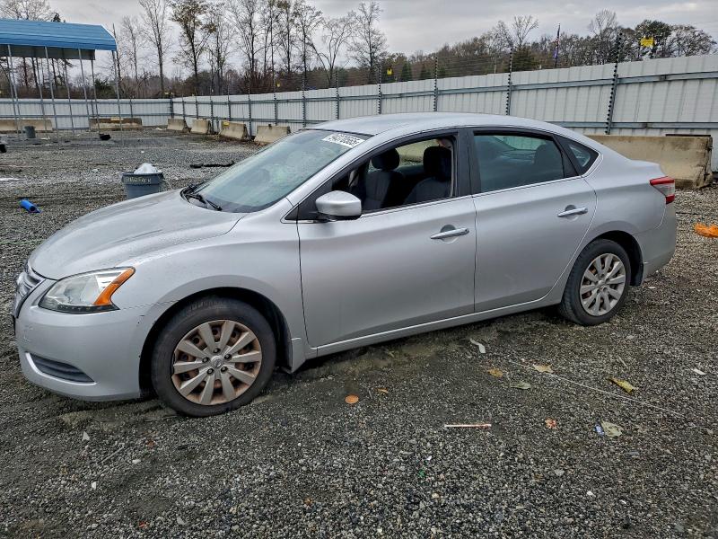 NISSAN SENTRA S 2015 with VIN 3N1AB7AP1FY372841 - Photo from auction