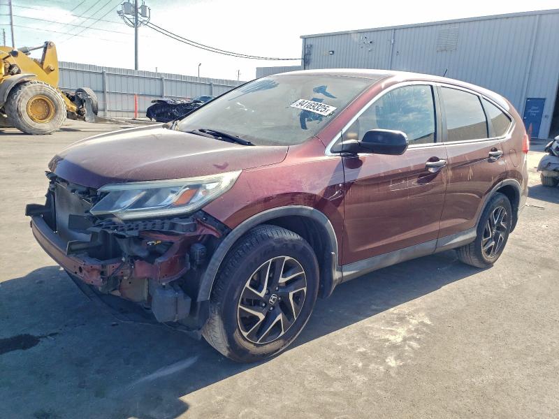 HONDA CR-V SE 2016 with VIN 2HKRM3H4XGH513502 - Photo from auction