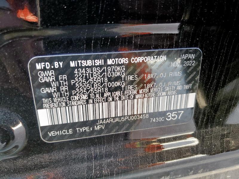 Photo 14 from auction – 2023 MITSUBISHI OUTLANDER with VIN JA4ARUAU5PU003458